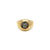 Bulgari Monete Ancient Greek Silver Coin 18K Yellow Gold Ring, 1970s–1980s
