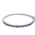 7 Carat Natural Blu Sapphire Gold Tennis Bracelet