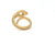 Antique Diamond Coiled Snake Engraved Ring