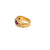 Bulgari Emerald Tourmaline Diamond Gold Band Ring