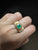 Mario Buccellati Colombian Emerald Gold Band Ring