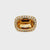 Impressive 20 Carat Natural Citrine and Diamond 18k Yellow Gold Cocktail Ring
