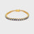 CTW 11 Natural Blu Sapphire Gold Tennis Bracelet