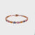 CTW 11 Natural Multicolor Sapphire Diamond Rose Gold Link Bracelet