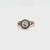 Belle Epoque Diamond Gold and Silver Engagement Ring