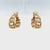 Yellow Gold and Diamonds Cartier Bergamo Model Earrings