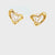 Tiffany & Co. Elsa Peretti Open Heart Stud Earrings – Vintage Large Size