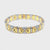 Bulgari Parentesi 18K Yellow Gold and Stainless Steel Open Bangle Bracelet, 1980