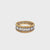 Mario Buccellati Diamond Yellow and White Gold Rombi Eternelle Band, circa 1960