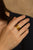 Cartier 2 C Trinity Three Colors Gold Ring