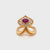 Marina B Ruby Pavé Diamond Gold Ring