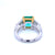 Certified 5.55 Carat Colombian Natural Emerald Heart Diamond Ring