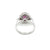 Estate Certified Unheated Sapphire Diamond Ring