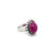 Estate 8.50 Carat Natural Ruby Cabochon Diamond Ring