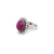 Estate 8.50 Carat Natural Ruby Cabochon Diamond Ring