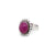 Estate 8.50 Carat Natural Ruby Cabochon Diamond Ring