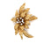 Van Cleef & Arpels Diamond Gold Floral Motif Brooch