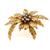 Van Cleef & Arpels Diamond Gold Floral Motif Brooch