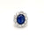 Estate SSEF Certified 8 Carat Unheated Burma Sapphire 5 Ct Diamonds Ring
