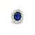 Estate SSEF Certified 8 Carat Unheated Burma Sapphire 5 Ct Diamonds Ring