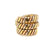 Bulgari Tubogas Three Color Gold Ring
