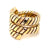 Bulgari Tubogas Three Color Gold Ring