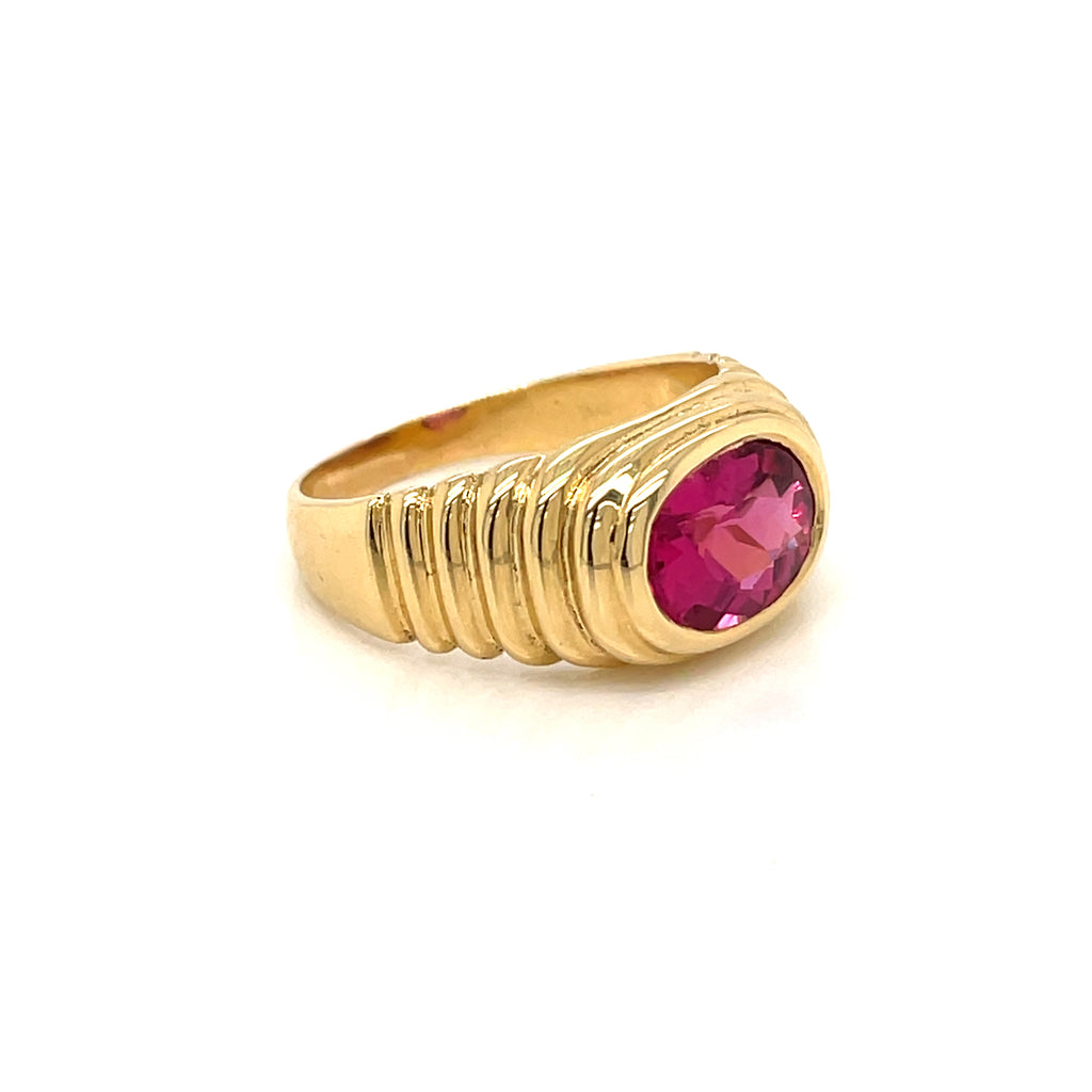 B.zero1 Rose gold, Ceramic Ring 345846 | Bulgari