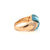 Bulgari Musa Topaz Diamond Rose Gold Ring