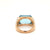 Bulgari Musa Topaz Diamond Rose Gold Ring