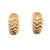 Bulgari Spiga Gold Vintage Earrings