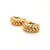 Bulgari Spiga Gold Vintage Earrings
