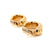 Bulgari Spiga Gold Vintage Earrings