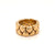 Cartier Diamond Double Coeurs Gold Band Ring