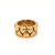 Cartier Diamond Double Coeurs Gold Band Ring