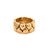 Cartier Diamond Double Coeurs Gold Band Ring