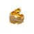 Buccellati Leaf Diamond Gold Ring