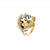 Frascarolo Enamel Gold Tiger Ring