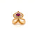 Marina B Ruby Pavé Diamond Gold Ring