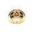 Bulgari Hematite & Tourmaline Gold Ring