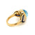 Illario Diamond Sapphire Topaz Cocktail Ring