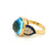Illario Diamond Sapphire Topaz Cocktail Ring