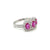 Ruby Three Stone Ring 