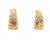 Bulgari Parentesi Diamond Gold Earrings
