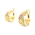 Bulgari Parentesi Diamond Gold Earrings