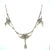 Edwardian Diamond Natural Pearls Necklace in Platinum