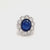 Estate SSEF Certified 8 Carat Unheated Burma Sapphire 5 Ct Diamonds Ring