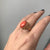 Coral Gold Sculptural Man Body Dome Gold Ring