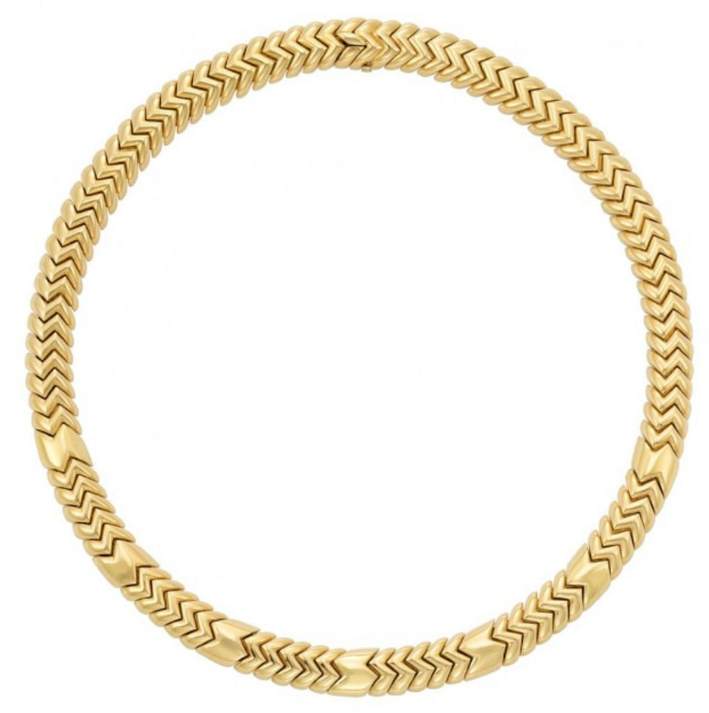 Bulgari Gold Spiga Necklace