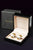 Bulgari Chandra Porcelain Gold Earrings