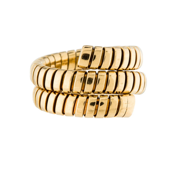 Bulgari Tubogas Gold Ring